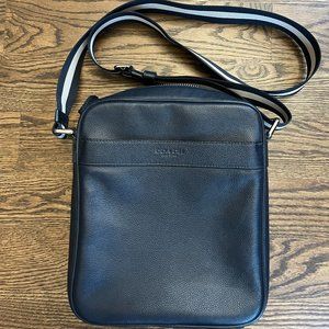 Coach, Navy Blue, Crossbody Purse